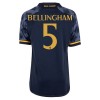 Maglia ufficiale Real Madrid Bellingham 5 Trasferta 2023-24 per Bambino